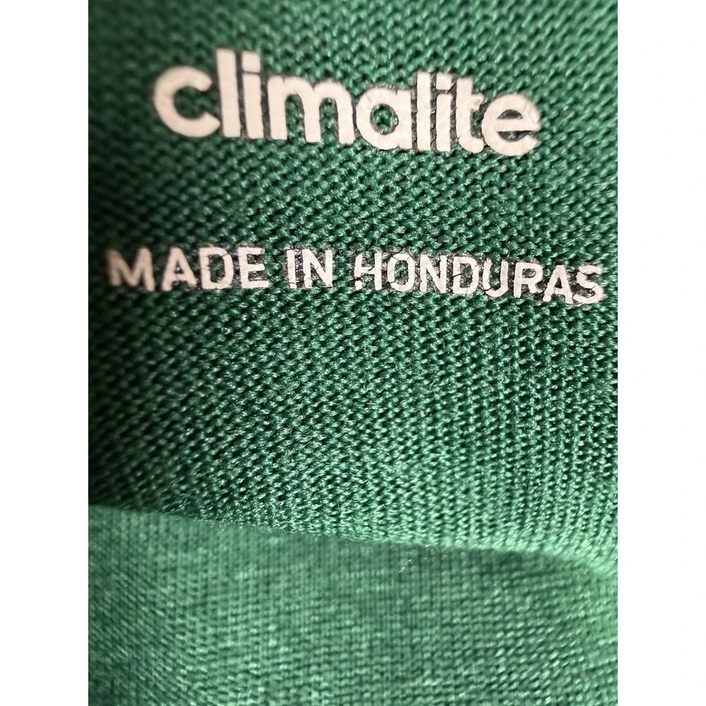 Miami Hurricanes Adidas Green Climalite Performance Baseball T-Shirt Size XL - Picture 3 of 9
